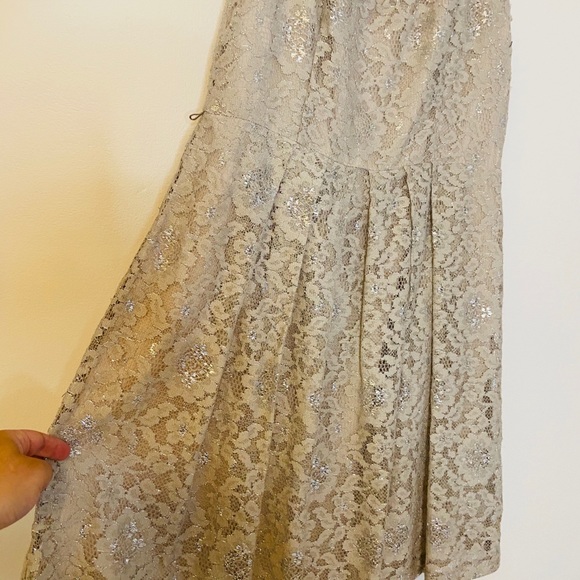 Donna Morgan Lace Overlay Dress - Picture 10 of 10